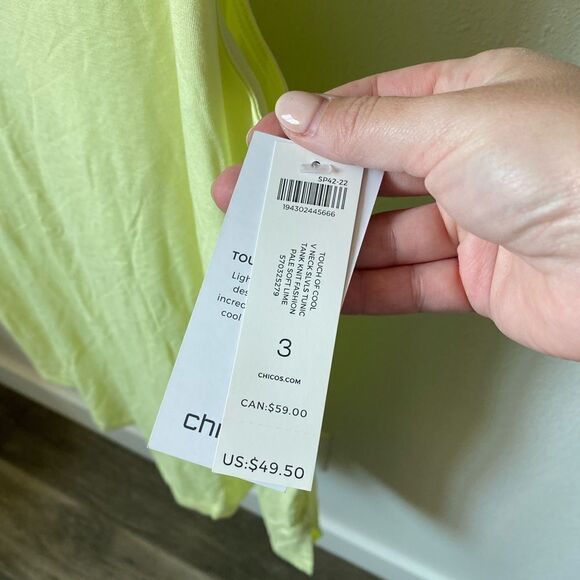 NEW WITH TAGS WOMENS PLUS SIZE CHICOS TOP SIZE 3X - Picture 3 of 3